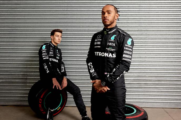Lewis Hamilton | George Russell in Lewis Hamilton. | Foto Guliverimage