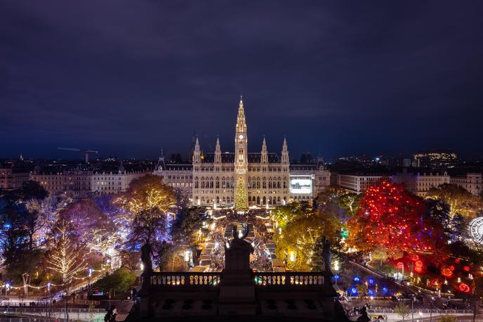 Christkindlmarkt | Božični sejem pred dunajsko mestno hišo je lani obiskalo tri milijone ljudi. | Foto Johannes Wiedl
