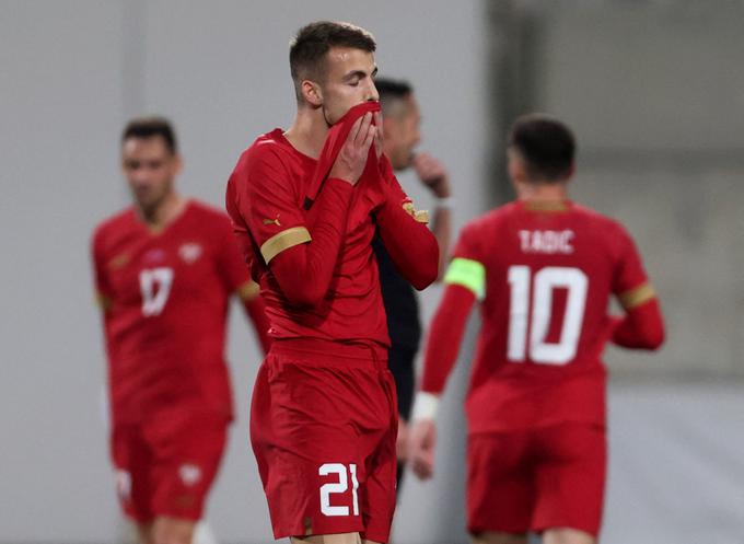 Dušan Tadić je na Cipru vknjižil rekordni 106. nastop za srbsko reprezentanco. | Foto: Reuters