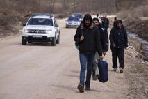 Hrvaška policija migranti