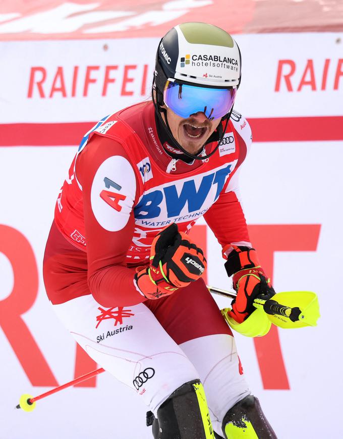 Tretja slalomska zmaga sezone za Manuela Fellerja. | Foto: Reuters