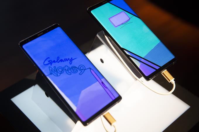 "Prednaročila za Note9 so presegla naša pričakovanja," je povedal vodja prodaje in enote za mobilne naprave Samsunga Slovenija Bernard Purkart | Foto: Bojan Puhek