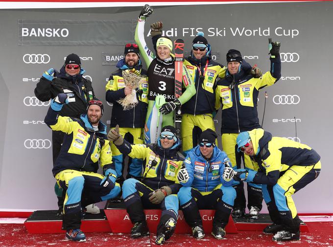 Februarja 2019 je bil tretji na tekmi alpske kombinacije v Banskem. | Foto: Guliverimage