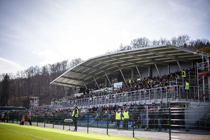 Polne tribune nogometnega stadiona v Rogaški Slatini. | Foto: Jure Banfi/alesfevzer.com
