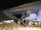 Tovornjak viadukt Lendava nesreča
