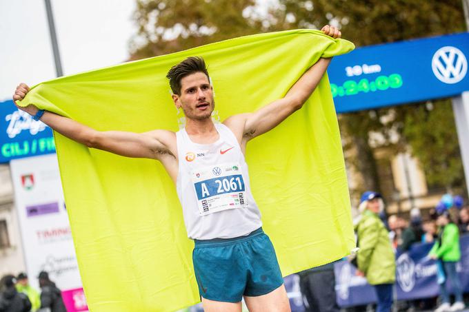 Domen Hafner je postal državni prvak v malem maratonu.  | Foto: Siniša Kanižaj/Sportida