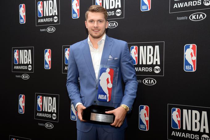 Luka Dončić - najboljši novinec v ligi NBA. | Foto: Reuters