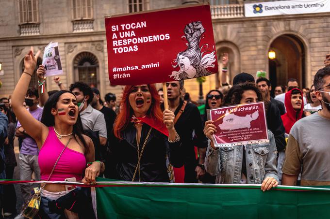 Iran protestniki v Španiji | Foto: Guliverimage/Vladimir Fedorenko