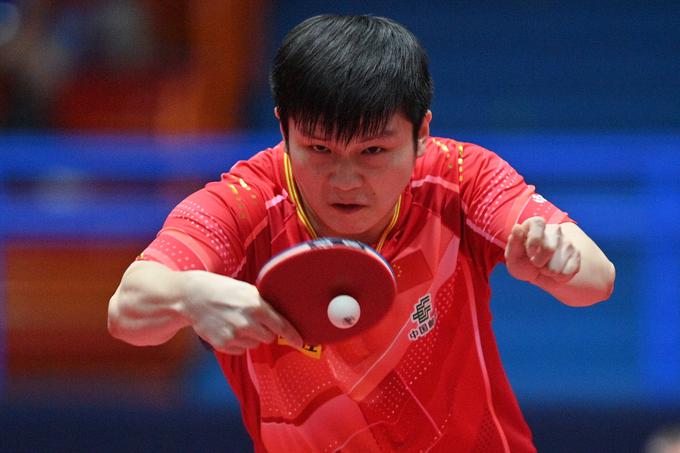 Fan Zhendong je bil boljši od Wang Chuqina. | Foto: Guliverimage