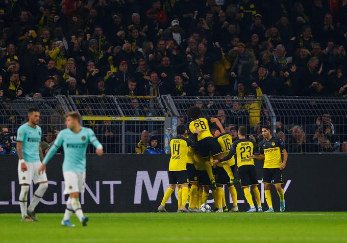 Borussia Dortmund je v drugem polčasu nadigrala milanski Inter. | Foto: Reuters