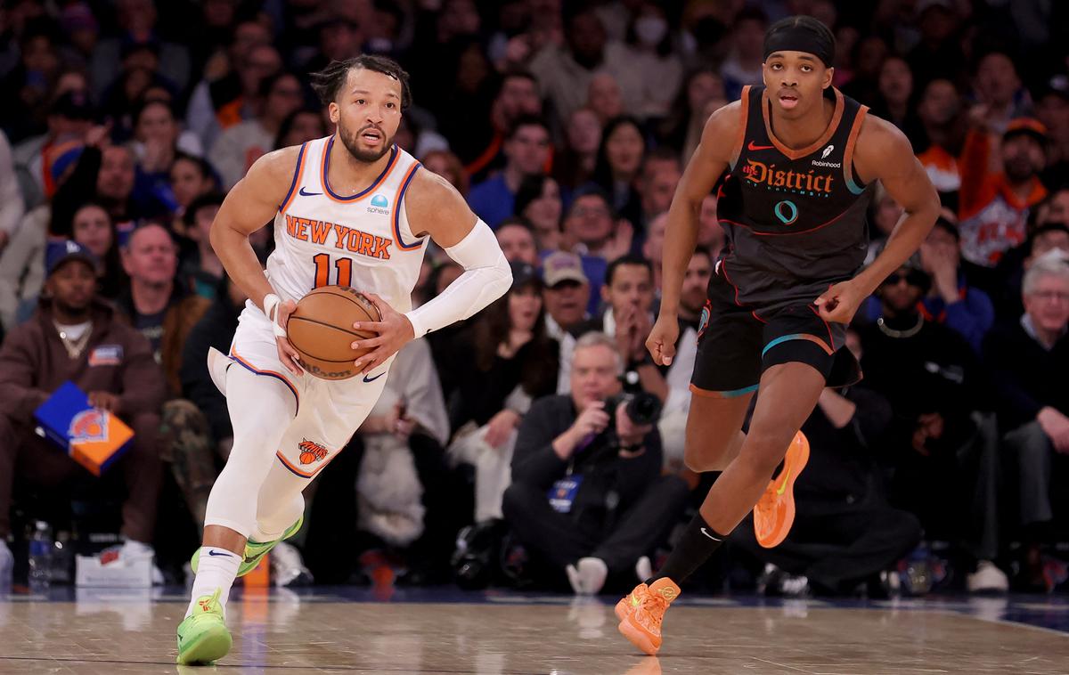 Jalen Brunson | Jalen Brunson je bil najzaslužnejši za zmago New York Knicks. | Foto Reuters