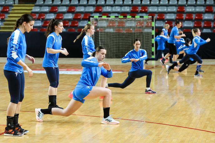 Trening ženske rokometne reprezentance | Slovenke se pripravljajo na obračuna z Islandijo.  | Foto Vid Ponikvar