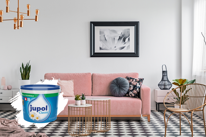 Največje, 15-litrsko vedro barve JUPOL Classic je odlična izbira za beljenje velikih dnevnih prostorov, saj v dveh nanosih zadošča za približno 80 kvadratnih metrov površin. | Foto: 
