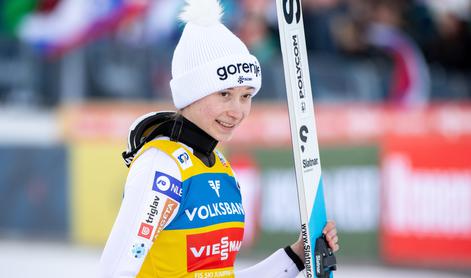 Nika Prevc spet zablestela, odlična tudi 16-letna slovenska skakalka