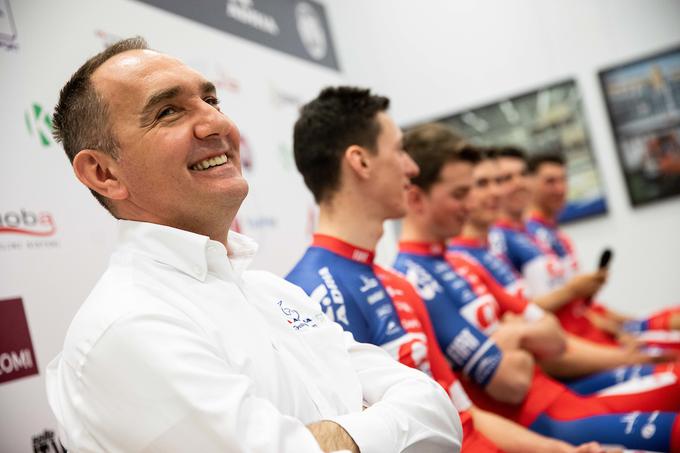 Branko Filip ima v svojih vrstah tudi mlade kolesarje z visokimi pričakovanji. | Foto: Vid Ponikvar