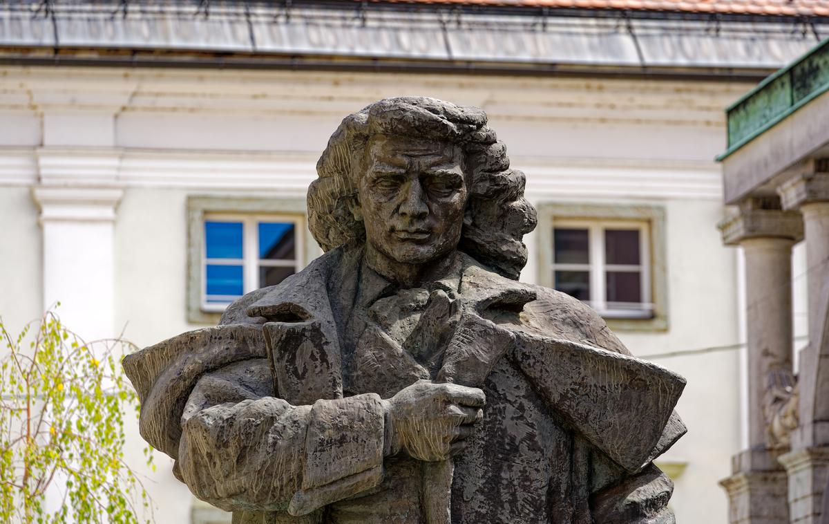 Prešernov kip, Kranj | Foto Shutterstock