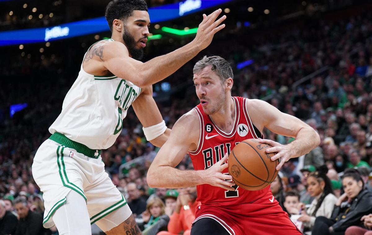 Goran Dragić Boston | Goran Dragić je s Chicago Bulls ostal praznih rok proti najboljši ekipi prve polovice sezone. | Foto Reuters