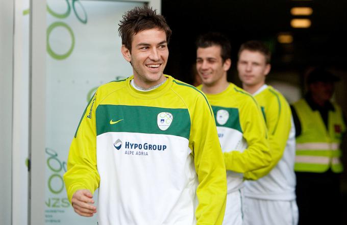 Zadnja tekma, ki jo je odigral v reprezentančnem dresu, je bila 29. marca 2011 v Belfastu, ko se je Slovenija s Severno Irsko razšla brez zadetkov. Zanimivo je, da je žreb združil Slovenijo s Severnimi Irci tudi v kvalifikacijah za Euro 2024, v katerih bo Kekova četa iskala pot do prvega nastopa na velikem tekmovanju po letu 2010. | Foto: Vid Ponikvar