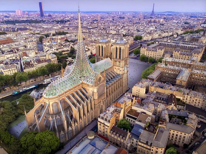 Notre-Dame koncept | Foto: Vincent Callebaut Architectures/Cover Images