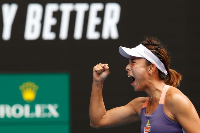  Mlada Kitajka Qiang Wang je presenetila prvo damo svetovnega tenisa.  | Foto: Getty Images