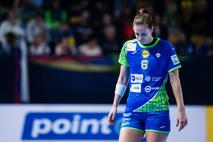 EHF Euro22: Slovenija - Švedska, slovenska ženska rokometna reprezentanca Ana Gros