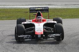 Marussia v znak spoštovanja do Bianchija v Sočiju le z enim avtomobilom