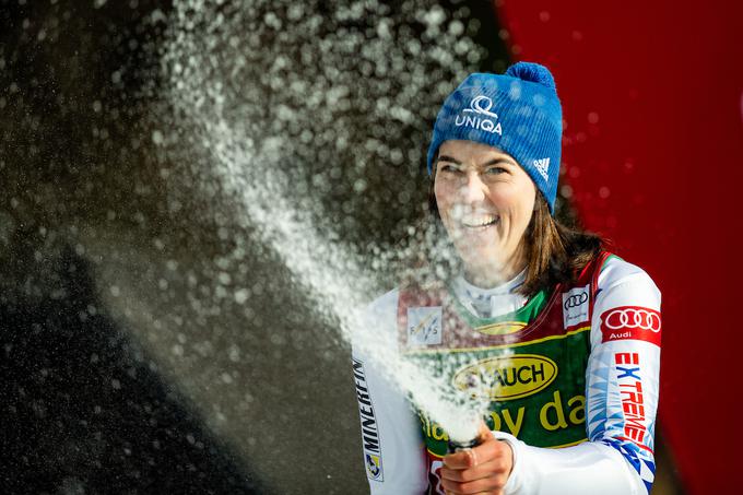 Petra Vlhova je prevzela vodstvo v slalomskem seštevku svetovnega pokala. | Foto: Matic Ritonja/Sportida