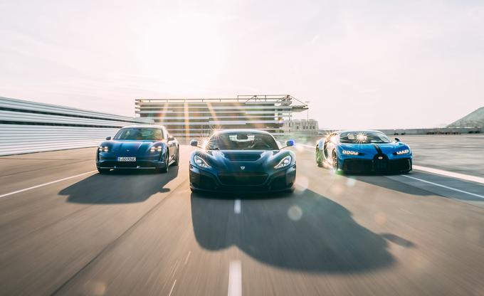 Avtomobili Porscheja, Rimac Automobili in Bugattija | Foto: Bugatti Rimac