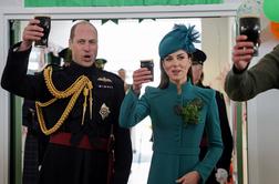 Dan svetega Patrika praznovala tudi princ William in Kate #video