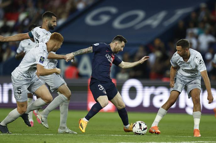 Lionel Messi | Lionel Messi se je od Pariza poslovil s porazom. | Foto Reuters