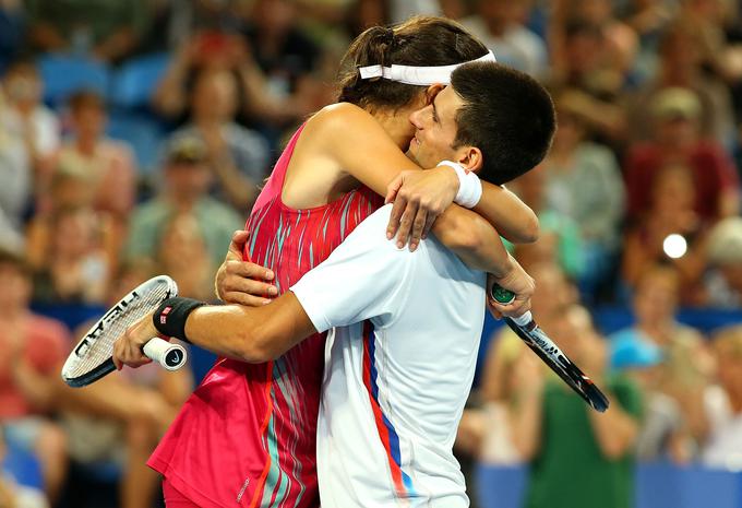 Novak Đoković in Ana Ivanović sta že od nekdaj prijatelja. | Foto: Guliverimage/Getty Images