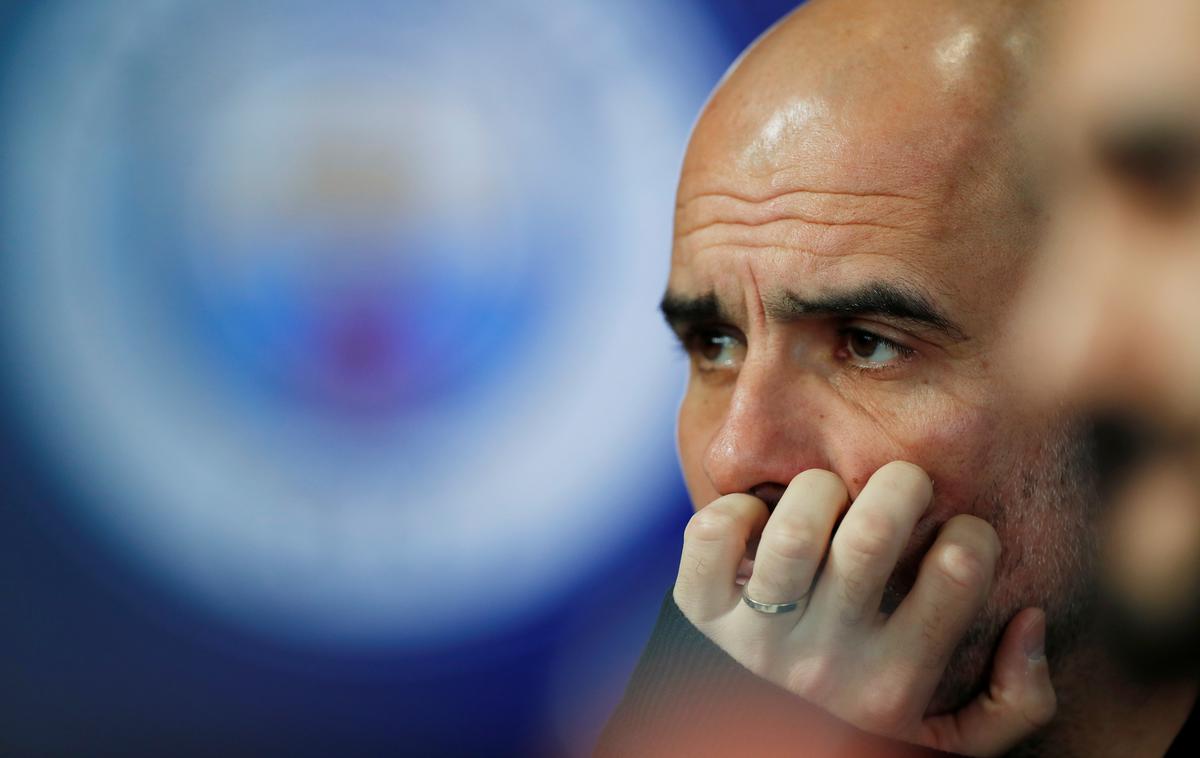 Josep Guardiola Manchester City | Josep Guardiola lahko danes popelje Man City v četrtfinale lige prvakov. | Foto Reuters