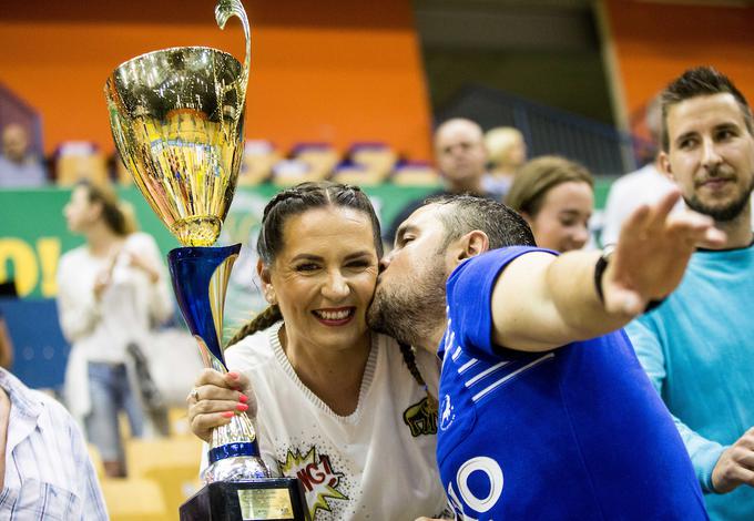 Velika opora je njegova partnerica, sicer tudi rokometna trenerka Snežana Rodić. | Foto: Vid Ponikvar/Sportida