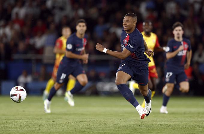 Kylian Mbappe je ob zmagi Parižanov dosegel dva gola. | Foto: Reuters