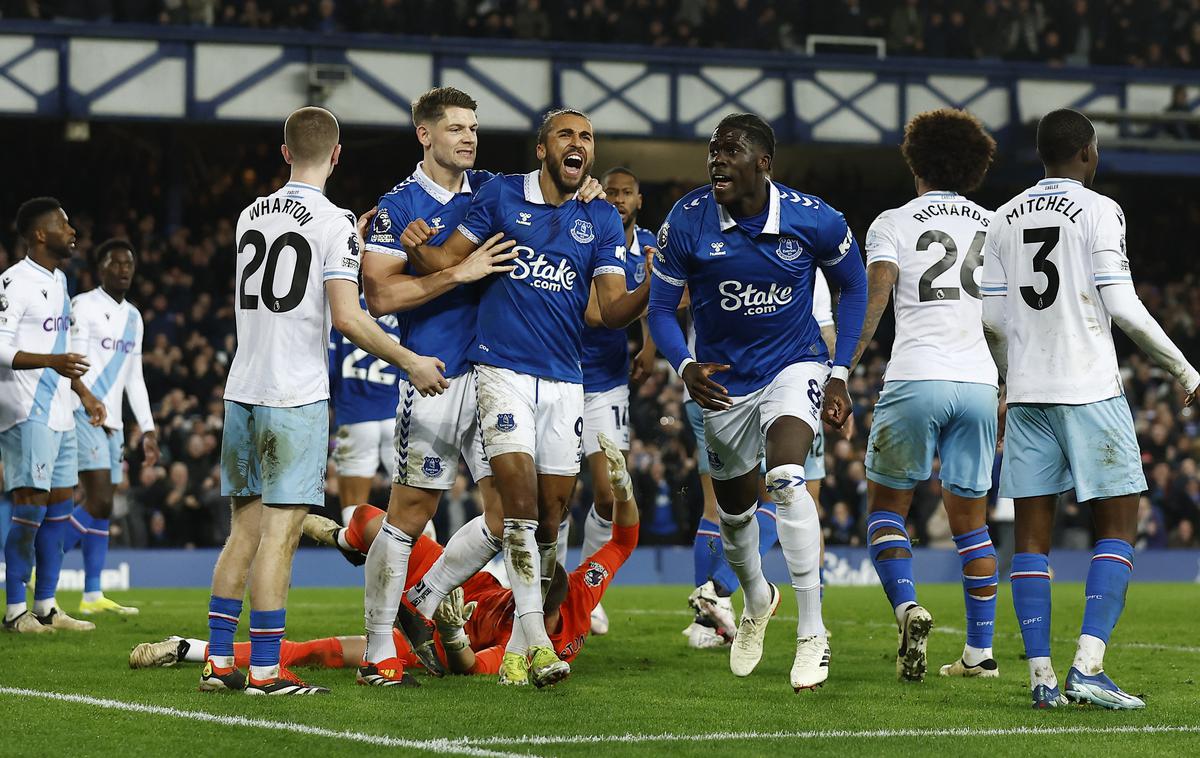 Everton Amadou Onana | Amadou Onana je postavil končni rezultat na tekmi v Liverpoolu med Evertonom in Crystal Palace. | Foto Reuters