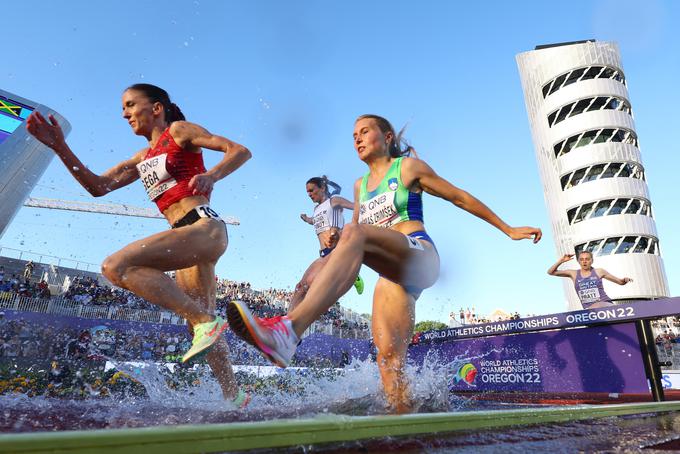 Maruša Mišmaš Zrimšek, šesta na lanskih olimpijskih igrah v Tokiu, je v drugi in zadnji končni odločitvi dneva končala na predzadnjem mestu finalistk.  | Foto: Reuters