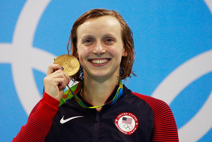 Tudi plavalka Katie Ledecky bo iz Brazilije prinesla štiri zlate in eno srebrno medaljo. | Foto: Getty Images