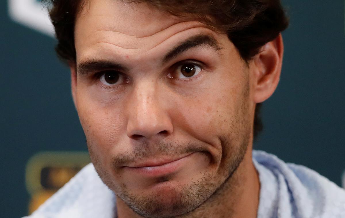 Rafael Nadal | Rafael Nadal je odpovedal nastop v Parizu. Krive naj bi bile težave s trebušno mišico. | Foto Reuters