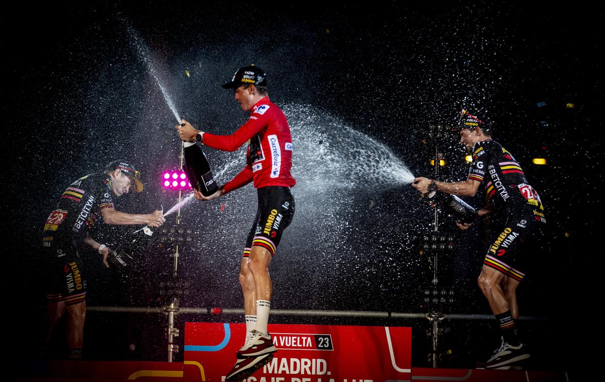 Vuelta 2023 podelitev | 78. izvedbo Dirke po Španiji si bo svet kolesarstva zapomnil po prevladi ekipe Jumbo-Visma.  | Foto Ana Kovač