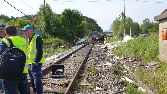Vlak nesreča Rudnik | Foto: Andreja Lončar
