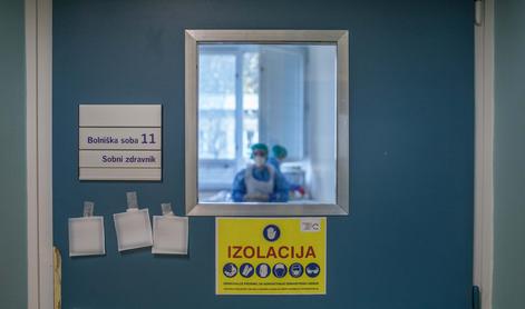 Logarjeva: Infekcijska klinika se polni, bolniki še vedno ležijo na hodniku