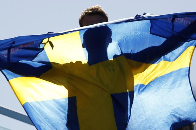 Švedska zastava | Švedi za vstop v Nato potrebujejo še zeleno luč Madžarske.  | Foto Reuters