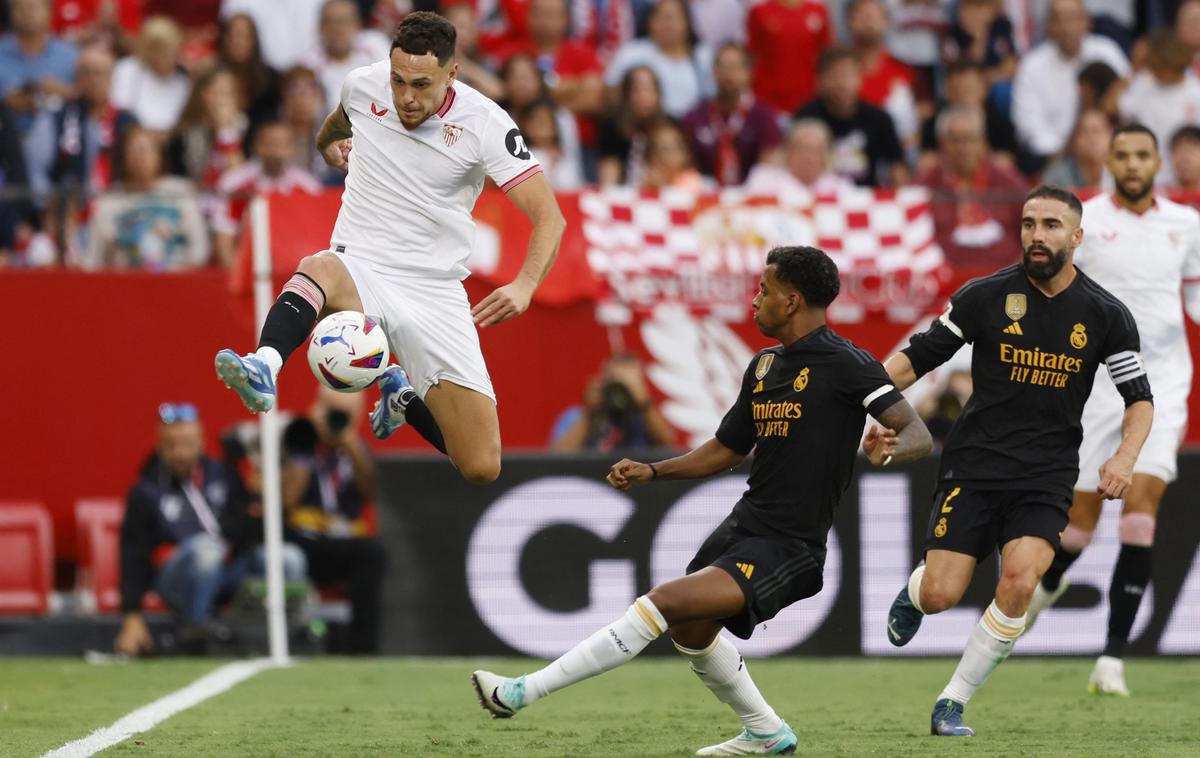 Sevilla Real Madrid | Real Madrid je s Sevillo igral neodločeno 1:1. | Foto Reuters