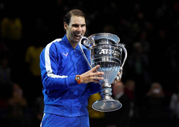 Rafael Nadal je sezono končal na prvem mestu lestvice ATP. | Foto: Reuters
