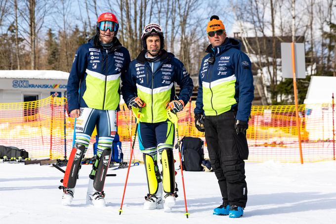 Nasvidenje v naslednji zimi: Štefan Hadalin, Žan Kranjec in Klemen Bergant. | Foto: Matic Klanšek Velej/Sportida