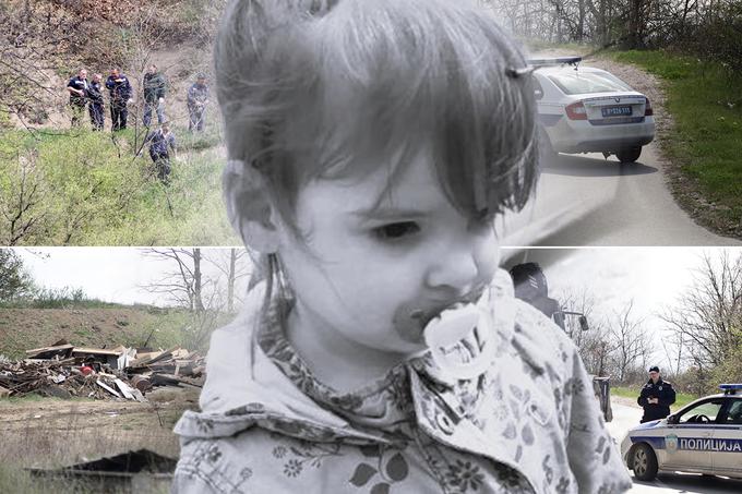 Truplo dveletne deklice Danke Ilić, ki je izginila 26. marca, iščejo že sedmi dan. | Foto: Pixsell