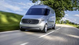 Mercedes vision van – električni dostavnik prihodnosti z roboti in droni #video