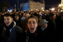 Protestniki v Budimpešti