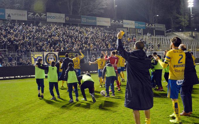 Union St. Gilloise je v tej sezoni pod taktirko Slovenca dosegel največji pokalni uspeh v zadnjih 50 letih. | Foto: Twitter - Voranc