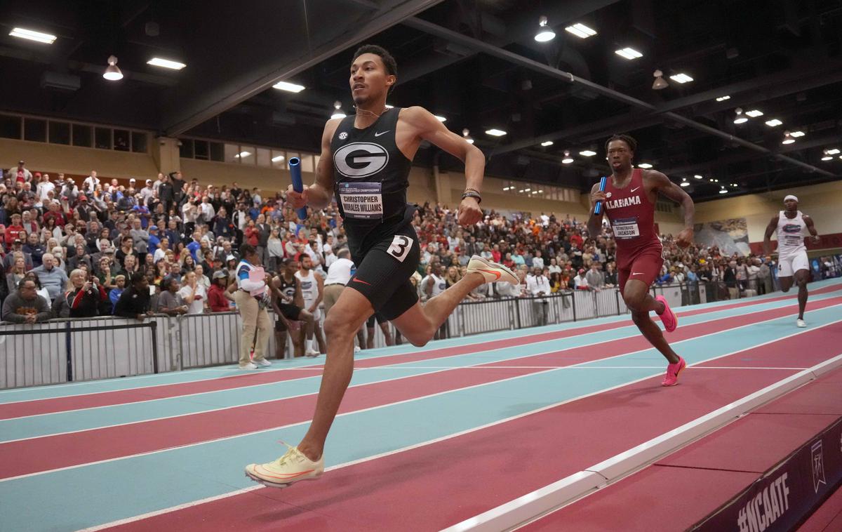 Christopher Morales Williams | Christopher Morales Williams je pri 19 letih postavil svetovni dvoranski rekord na 400 metrov. | Foto Reuters